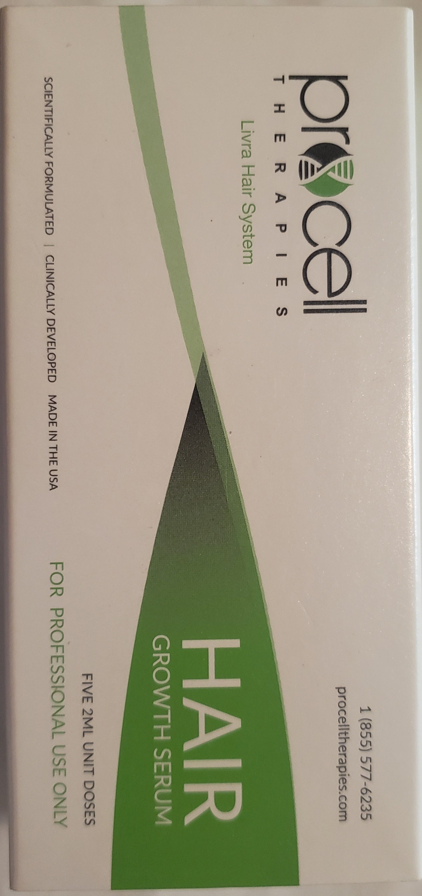 Procell Therapies-Advanced Stem Cell Hair Regrowth Treatment Serum 5 x 2 ml